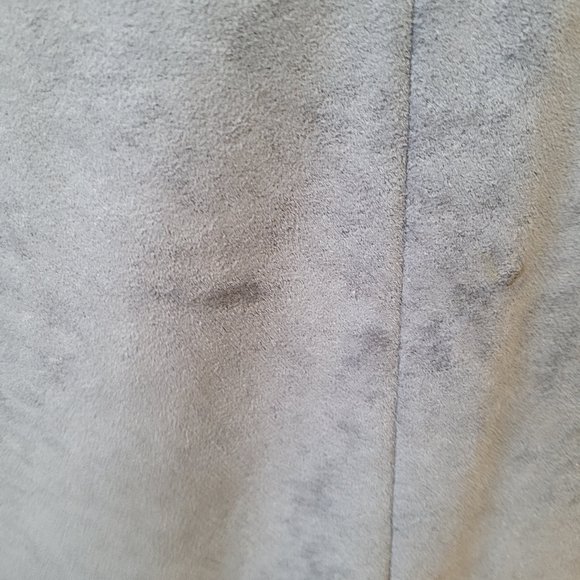 Vintage olympics blue suede skirt suit - Picture 4 of 7